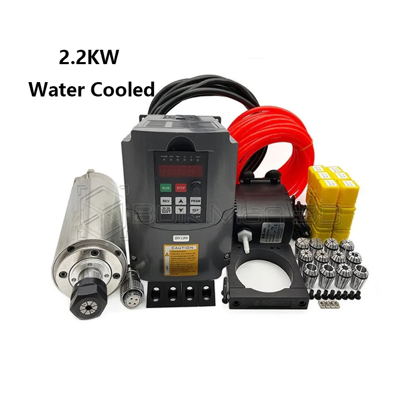Er20 Collet Chuck Spindle Motor 220V - Hochwertiger 2,2 kW 220V/110V wassergekühlter Spindelmotor