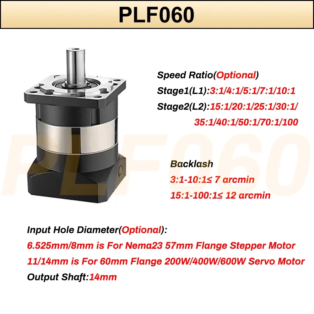 6,35/8/11/14 mm Eingang Planet – Planetary Gearbox Reducer Nema 23 34 Bewertung und Preis