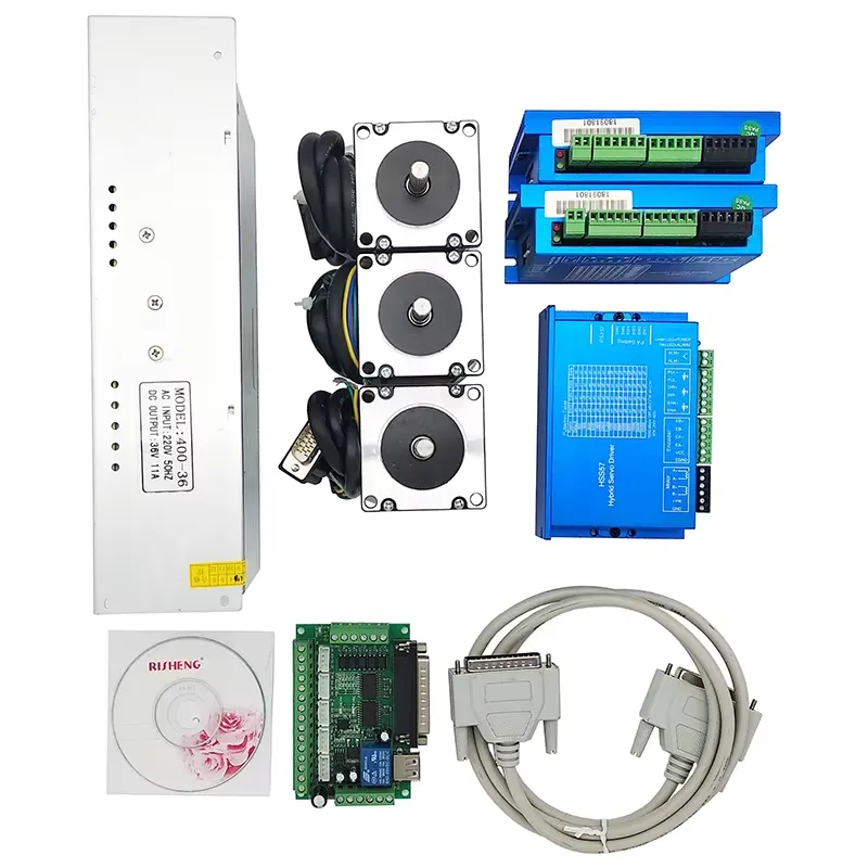 3-Achsen 2N.m Nema23 CNC-Kit S – Nema 23 Closed Loop Stepper Motor Driver Kit Bewertung und Preis